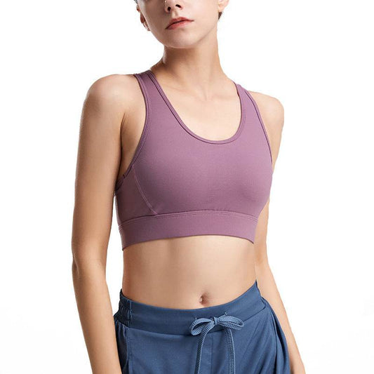 Fitness Yoga Vest Bra Shock Absorption Bra - MYLUXURY LANE ENTERPRISE