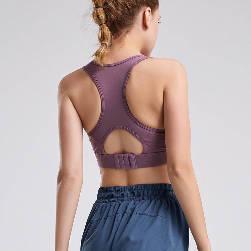 Fitness Yoga Vest Bra Shock Absorption Bra - MYLUXURY LANE ENTERPRISE