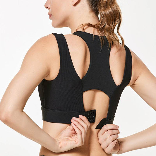 High-Intensity Support Shock Absorption Sports Women Gather Breast Yoga Underwear Bra Vest - MYLUXURY LANE ENTERPRISE