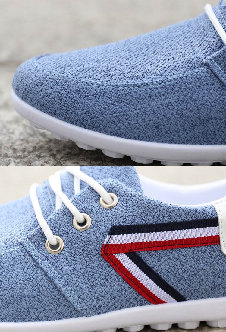 Men'S Soft-Soled Canvas Shoes, Sports And Leisure Cloth Shoes, Peas Shoes - MYLUXURY LANE ENTERPRISE