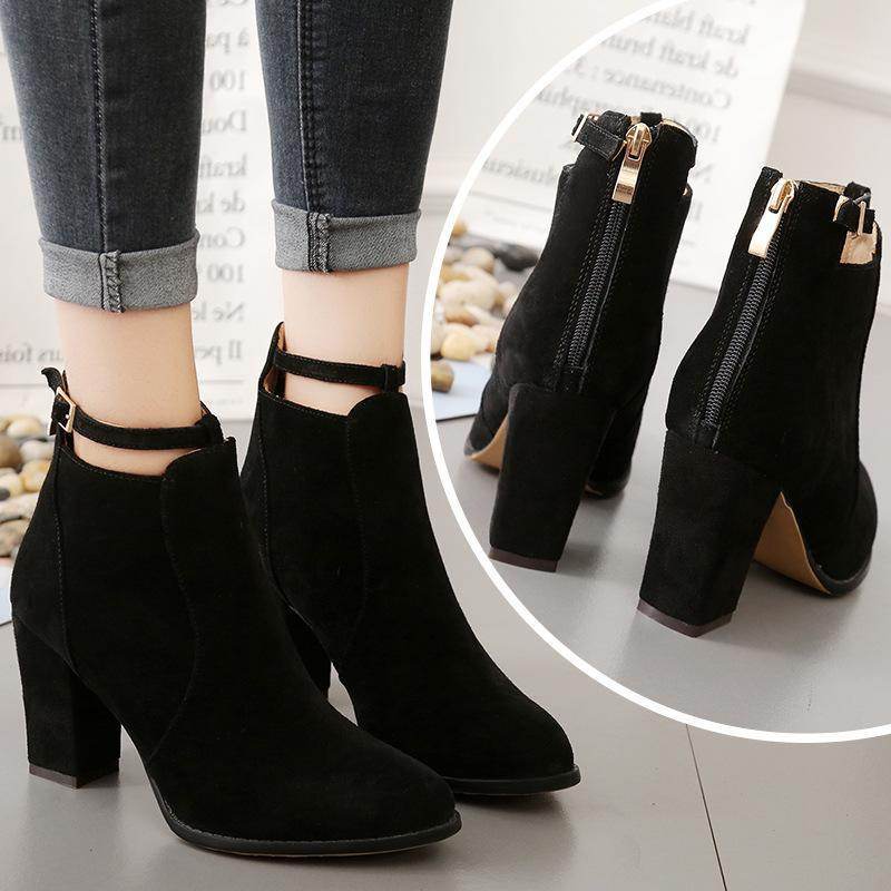 High-heeled Martin Boots For Women - MYLUXURY LANE ENTERPRISE