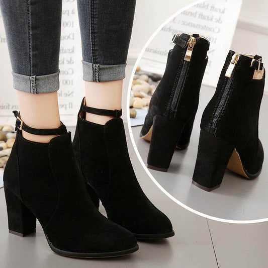 High-heeled Martin Boots For Women - MYLUXURY LANE ENTERPRISE