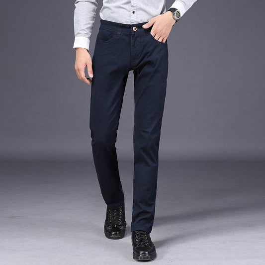 Men's Business Casual Pants Slim Stretch Breathable - MYLUXURY LANE ENTERPRISE