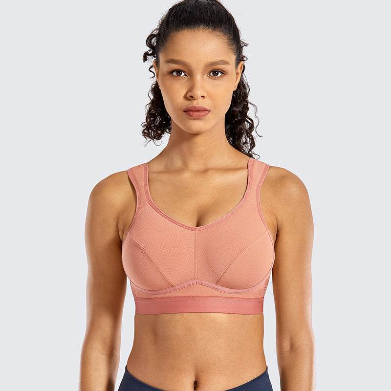 High-Strength Shockproof Running Vest Large Size Bra Big Breasts Professional Bra Ultra-Thin - MYLUXURY LANE ENTERPRISE
