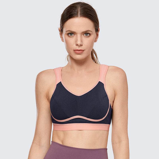 High-Strength Shockproof Running Vest Large Size Bra Big Breasts Professional Bra Ultra-Thin - MYLUXURY LANE ENTERPRISE