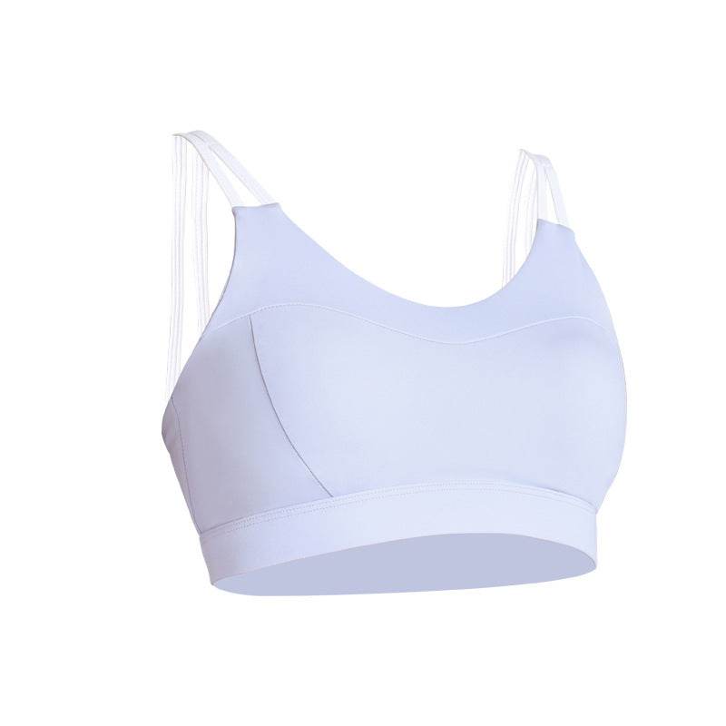 European And American New Sports Underwear Women'S Shockproof Quick-Drying Vest Amazon Contrast Color Running Fitness Yoga Beauty Back Bra - MYLUXURY LANE ENTERPRISE