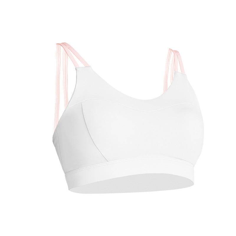 European And American New Sports Underwear Women'S Shockproof Quick-Drying Vest Amazon Contrast Color Running Fitness Yoga Beauty Back Bra - MYLUXURY LANE ENTERPRISE