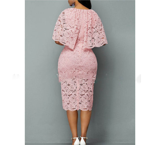 MD African Lace Dresses For Women Fashion New Africa Sexy Wedding Outfit 4XL 5XL Plus Size Maxi Dress Dashiki Ankara Robe - MYLUXURY LANE ENTERPRISE