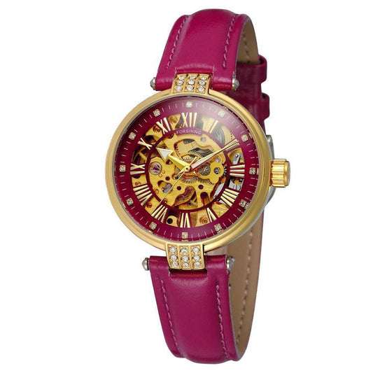 Ladies Fashion Casual Hollow Waterproof Automatic Mechanical Watch - MYLUXURY LANE ENTERPRISE
