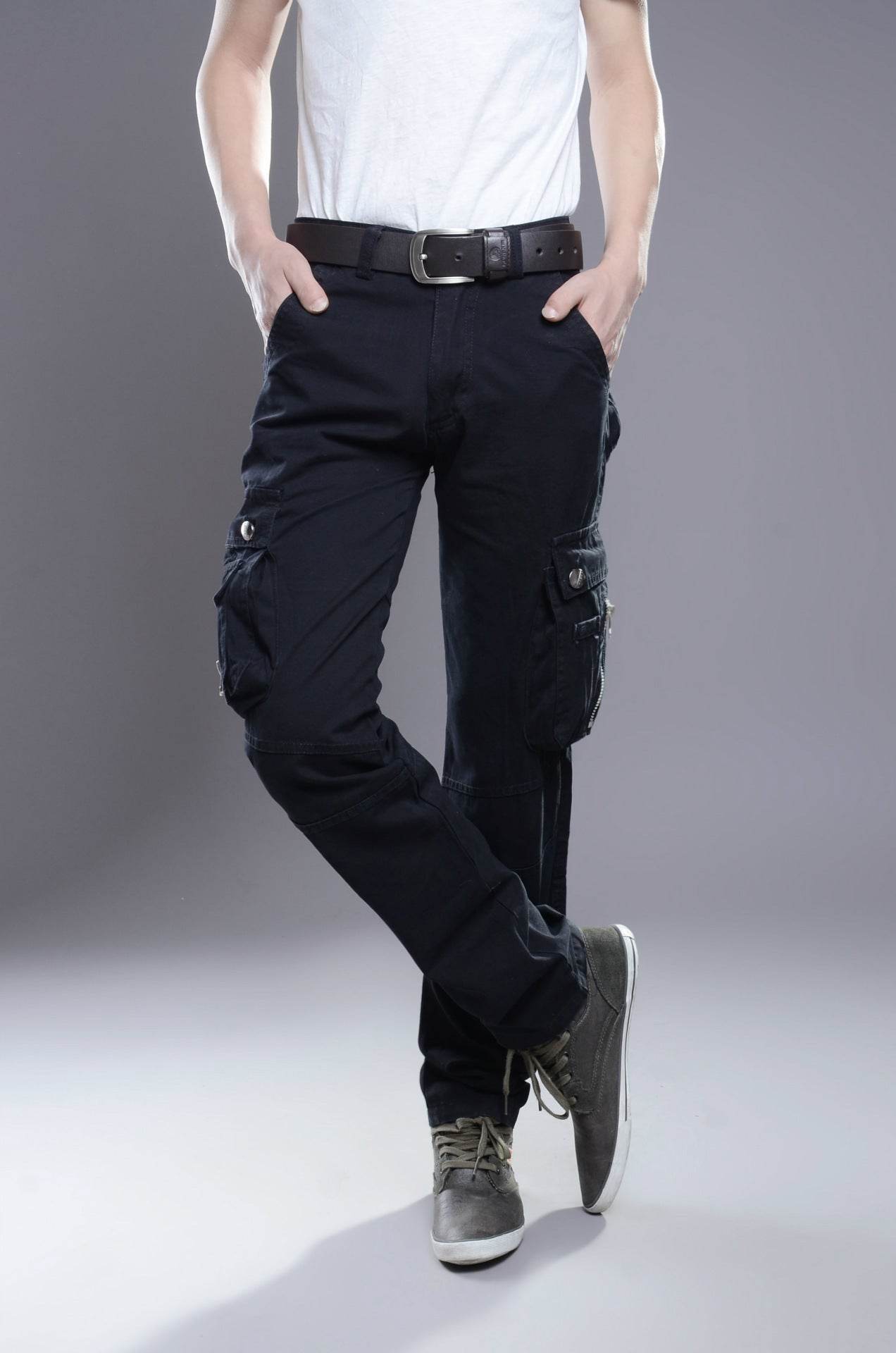 Men'S Multi-Pocket Pants - MYLUXURY LANE ENTERPRISE