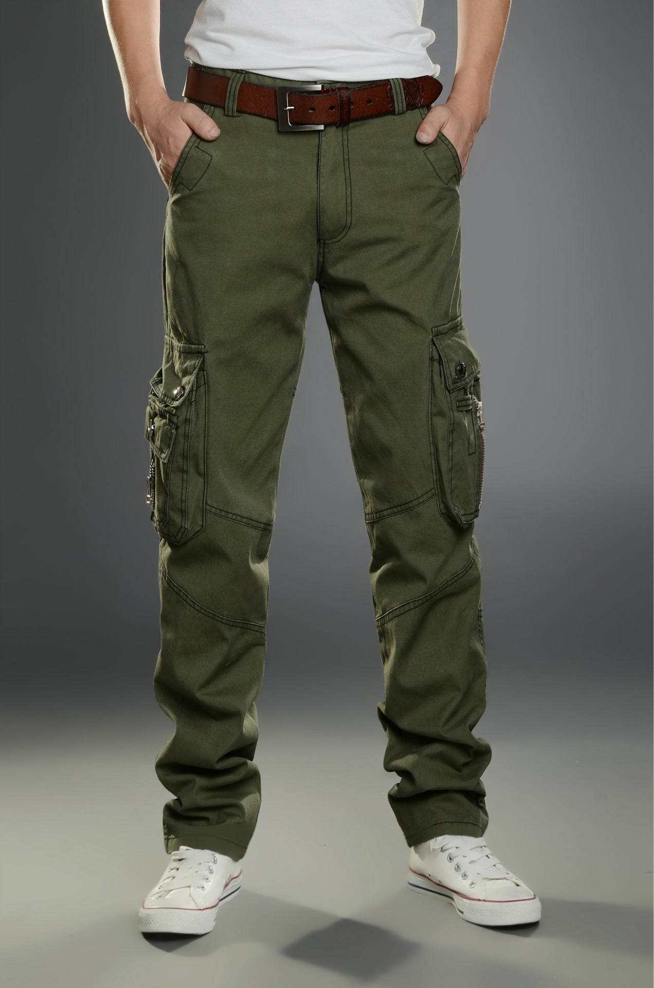 Men'S Multi-Pocket Pants - MYLUXURY LANE ENTERPRISE