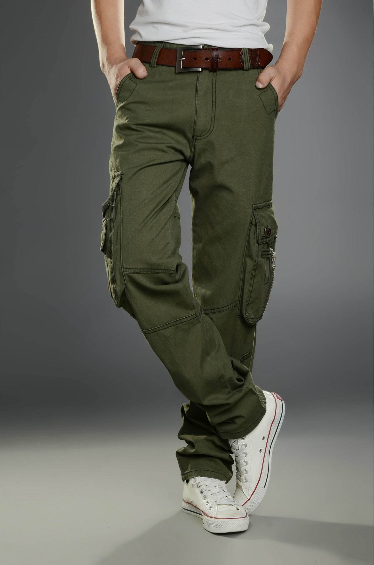 Men'S Multi-Pocket Pants - MYLUXURY LANE ENTERPRISE