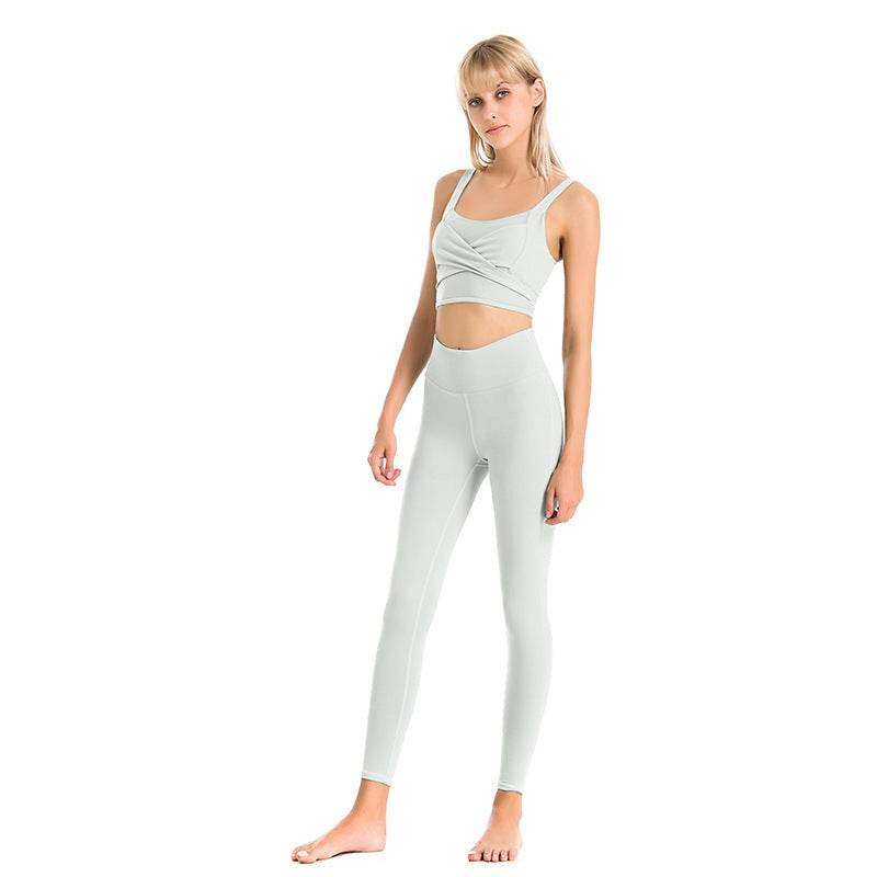 Women's Bra Mesh Yoga Pants Sports Suit - MYLUXURY LANE ENTERPRISE