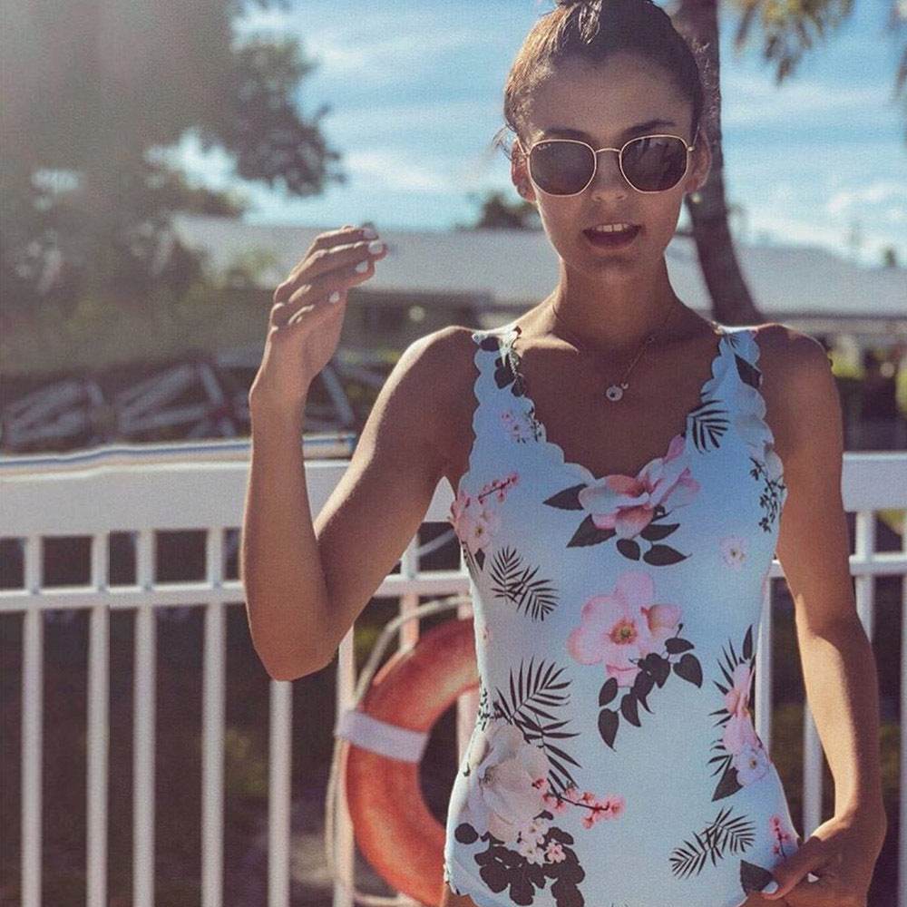 New Printed One-Piece Swimsuit Bikini Ladies Swimwear - MYLUXURY LANE ENTERPRISE