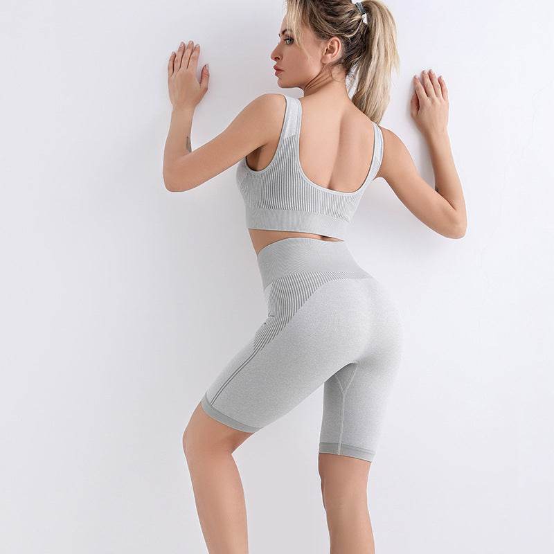 Underwear Sports Bra Shorts Workout Clothes Set - MYLUXURY LANE ENTERPRISE
