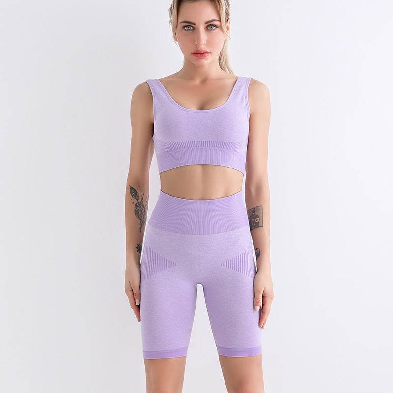 Underwear Sports Bra Shorts Workout Clothes Set - MYLUXURY LANE ENTERPRISE