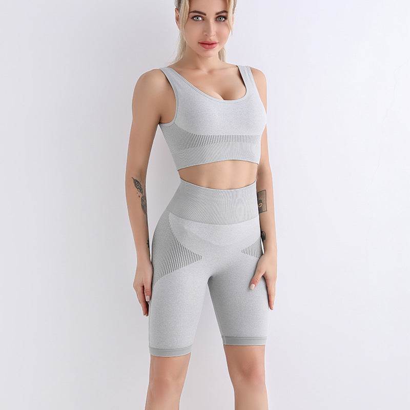 Underwear Sports Bra Shorts Workout Clothes Set - MYLUXURY LANE ENTERPRISE