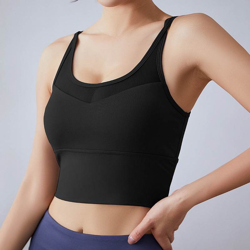 Cross Bra Shockproof Gathering Stereotype Sports Yoga Fitness Spaghetti Bra - MYLUXURY LANE ENTERPRISE