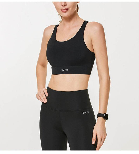 High-Intensity Large Size Sports Underwear Women Shockproof Running Gathered Bra Vest Yoga Bra Big Breasts Anti-Sagging - MYLUXURY LANE ENTERPRISE