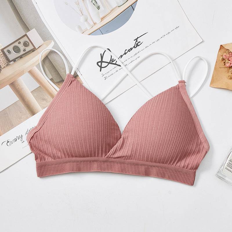 Threaded Hollow Beauty Back Cross Strap Tube Top - MYLUXURY LANE ENTERPRISE