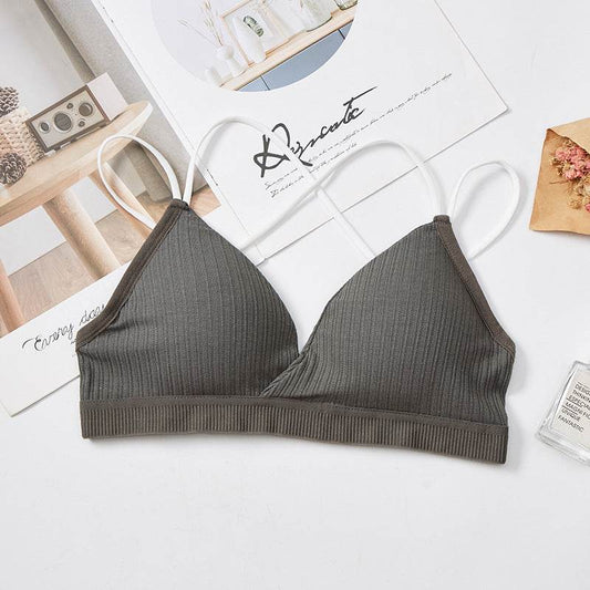 Threaded Hollow Beauty Back Cross Strap Tube Top - MYLUXURY LANE ENTERPRISE