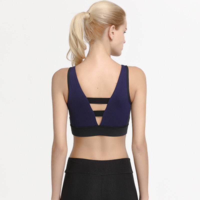 Double-Sided Wearable Sports Bra Women'S Non-Wireless Sports Underwear Running Fitness Yoga Clothes - MYLUXURY LANE ENTERPRISE