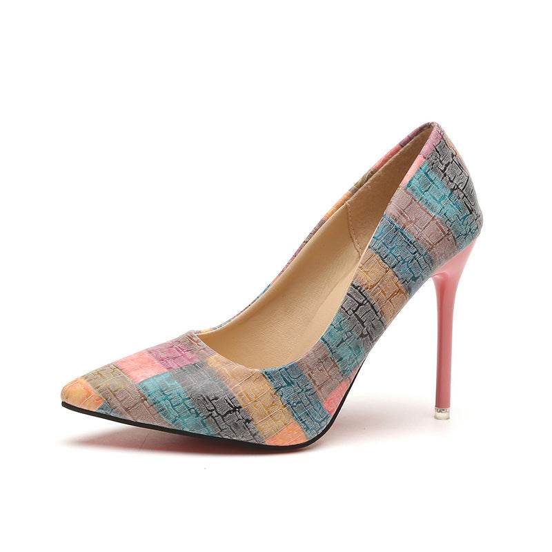 European And American Pointed Workplace High-heeled Shoes - MYLUXURY LANE ENTERPRISE