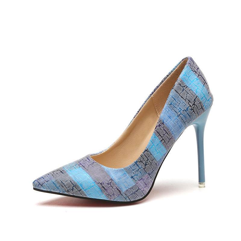 European And American Pointed Workplace High-heeled Shoes - MYLUXURY LANE ENTERPRISE