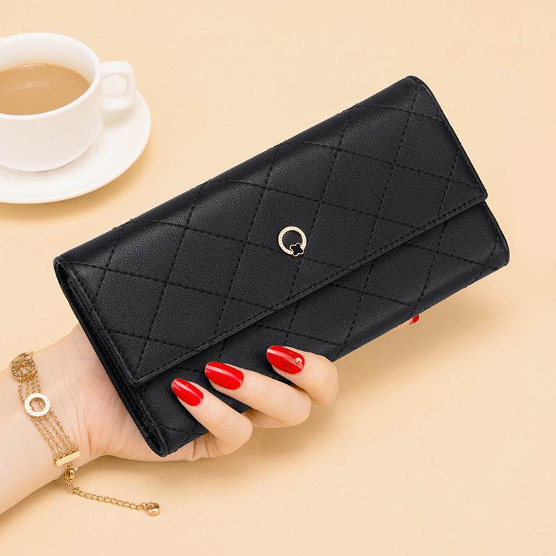 Cowhide Multifunctional Long Multi-card Pocket Wallet Clutch - MYLUXURY LANE ENTERPRISE