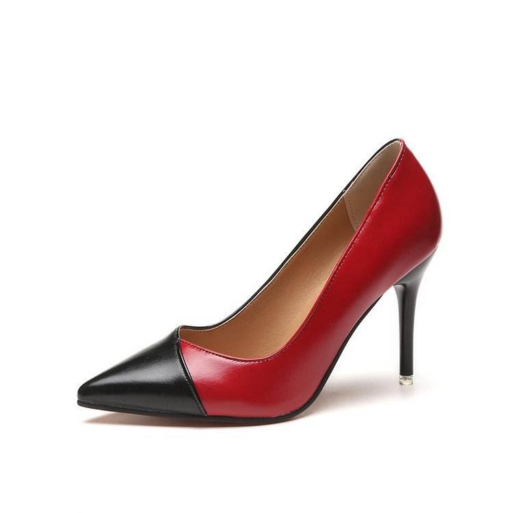 Shallow Mouth Pointed High Heels Sexy Temperament Stiletto Single Shoes - MYLUXURY LANE ENTERPRISE