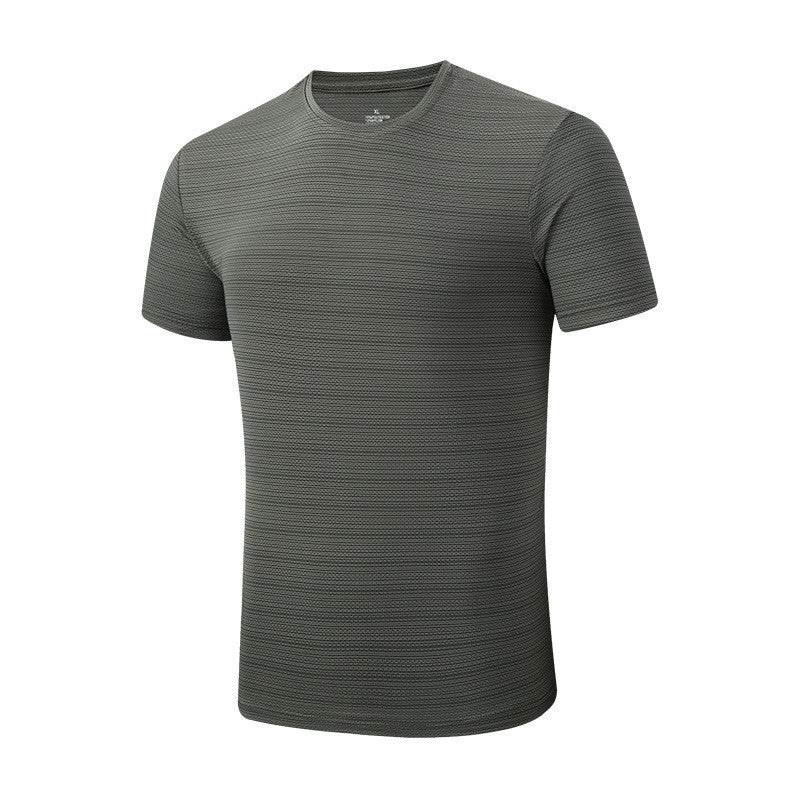 Thin Quick-drying Running Clothes Jacket Men's Fitness Half Sleeve - MYLUXURY LANE ENTERPRISE