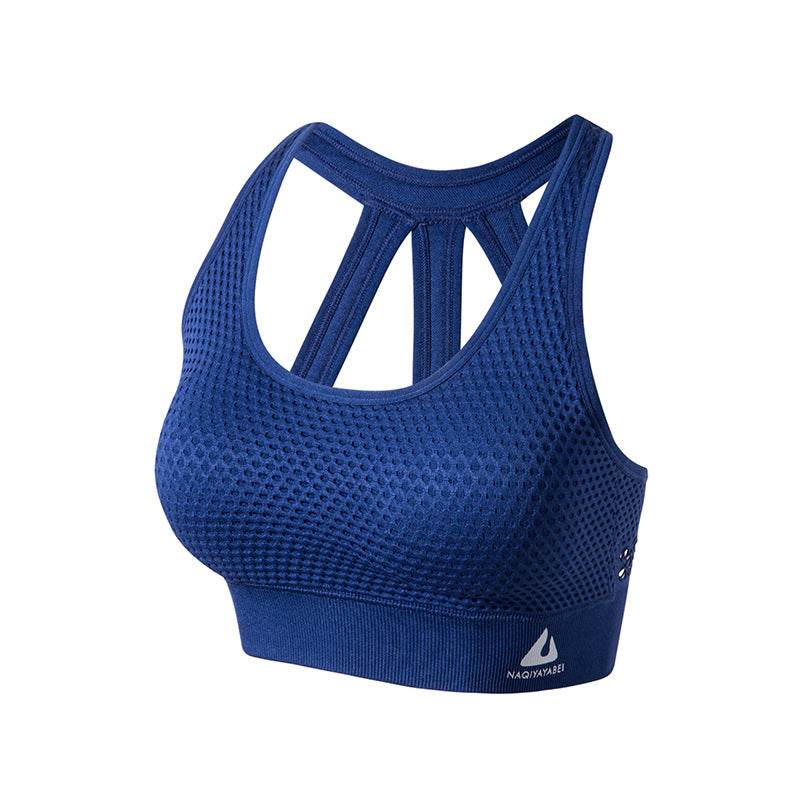 Hollow Beauty Back Sports Bra Gathers Yoga Vest - MYLUXURY LANE ENTERPRISE