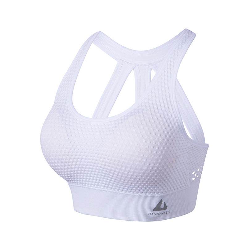 Hollow Beauty Back Sports Bra Gathers Yoga Vest - MYLUXURY LANE ENTERPRISE