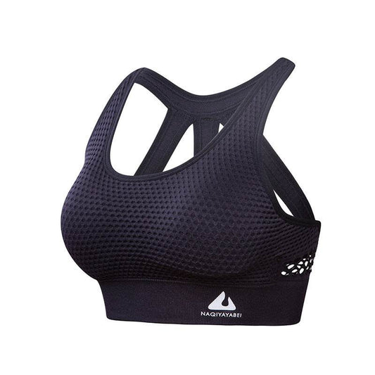 Hollow Beauty Back Sports Bra Gathers Yoga Vest - MYLUXURY LANE ENTERPRISE
