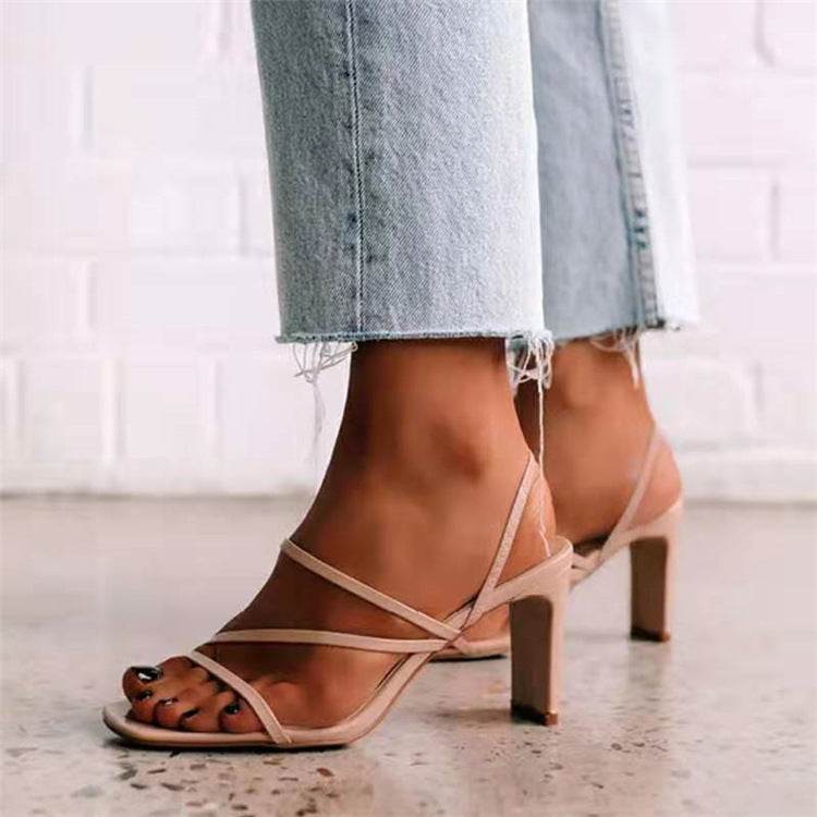 Stiletto Sandals Plus Size 36-43 Woman High Heels Shoes Lady - MYLUXURY LANE ENTERPRISE