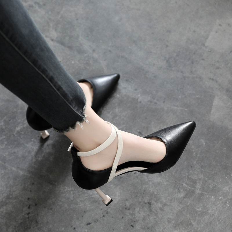 Spring And Autumn New Pointed Toe Stiletto High Heels Small Size - MYLUXURY LANE ENTERPRISE