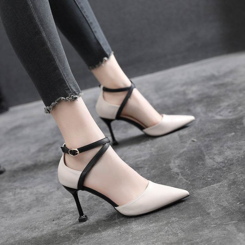 Spring And Autumn New Pointed Toe Stiletto High Heels Small Size - MYLUXURY LANE ENTERPRISE