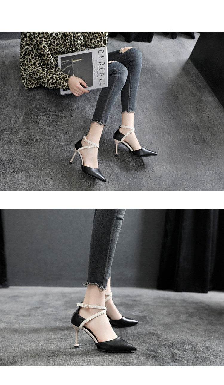 Spring And Autumn New Pointed Toe Stiletto High Heels Small Size - MYLUXURY LANE ENTERPRISE