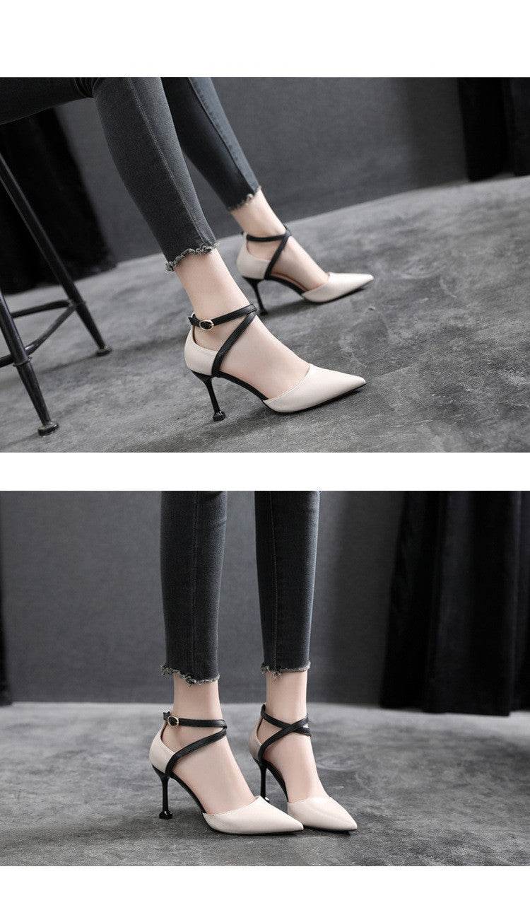 Spring And Autumn New Pointed Toe Stiletto High Heels Small Size - MYLUXURY LANE ENTERPRISE