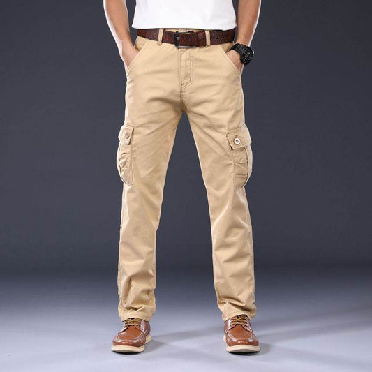 Casual Trousers Japanese 6-pocket Overalls Men's Trend - MYLUXURY LANE ENTERPRISE