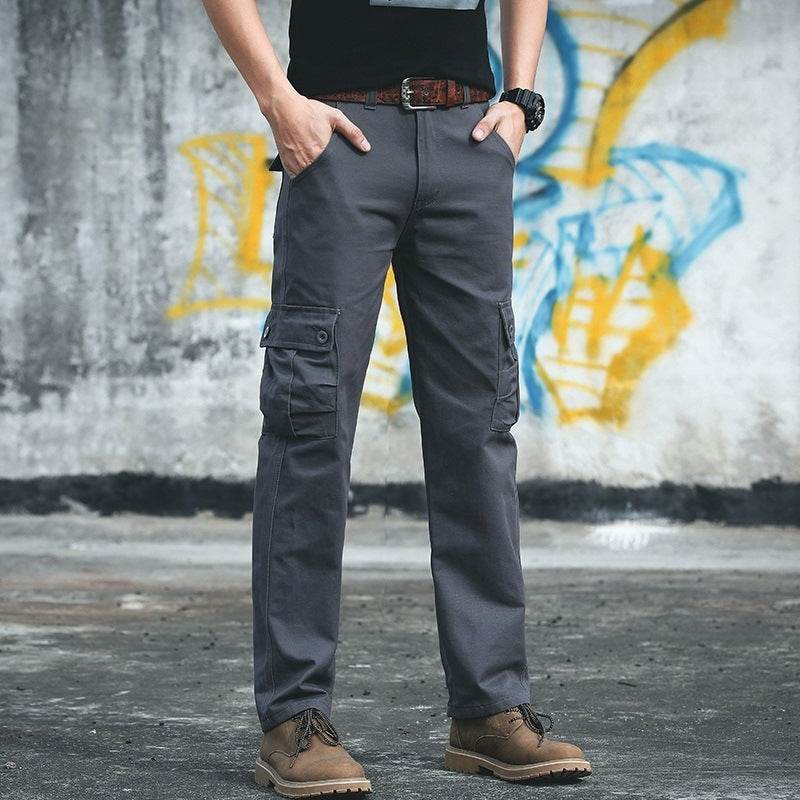 Casual Trousers Japanese 6-pocket Overalls Men's Trend - MYLUXURY LANE ENTERPRISE