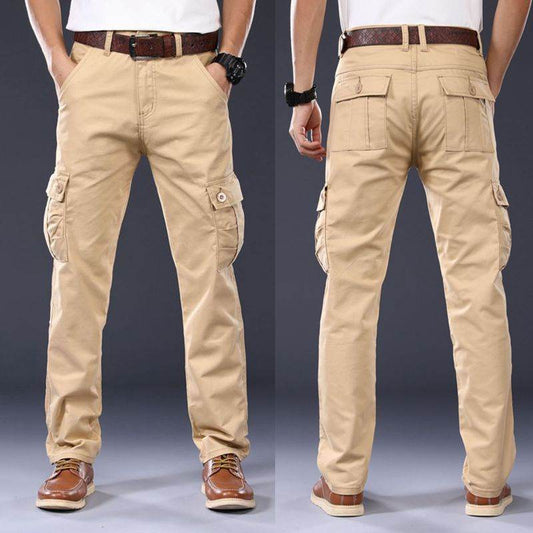 Casual Trousers Japanese 6-pocket Overalls Men's Trend - MYLUXURY LANE ENTERPRISE
