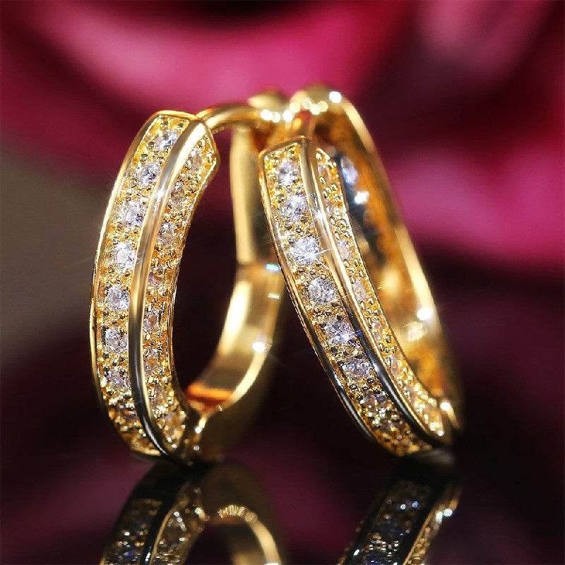 Teardrop Earrings Women's Jewelry Earrings Gift Earrings Round - MYLUXURY LANE ENTERPRISE