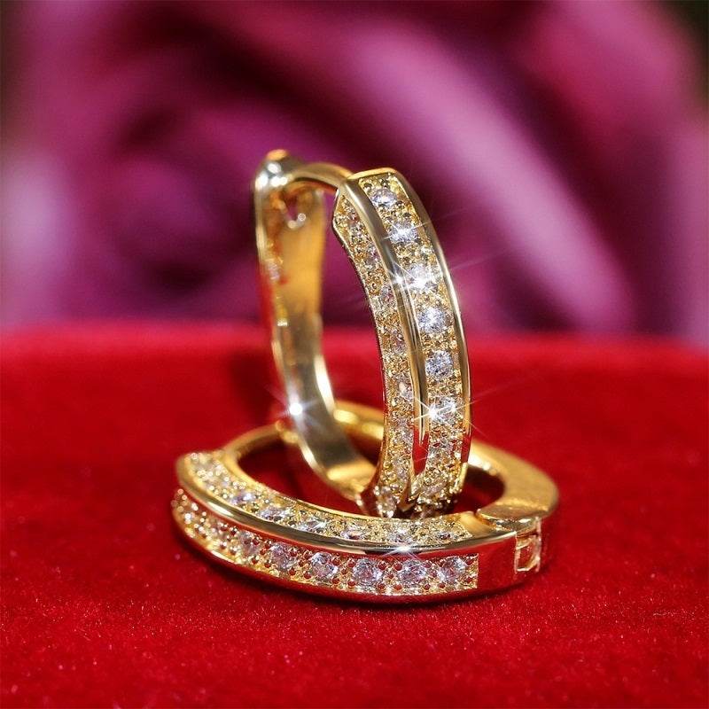 Teardrop Earrings Women's Jewelry Earrings Gift Earrings Round - MYLUXURY LANE ENTERPRISE