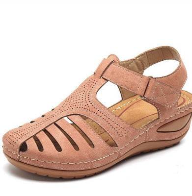 Wedges Sandals Summer Women's Round Toe Roman Shoes - MYLUXURY LANE ENTERPRISE