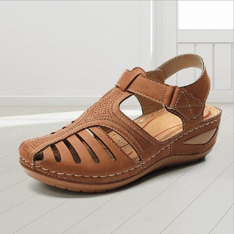 Wedges Sandals Summer Women's Round Toe Roman Shoes - MYLUXURY LANE ENTERPRISE