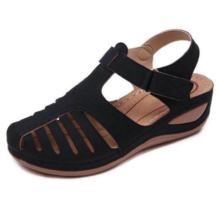 Wedges Sandals Summer Women's Round Toe Roman Shoes - MYLUXURY LANE ENTERPRISE