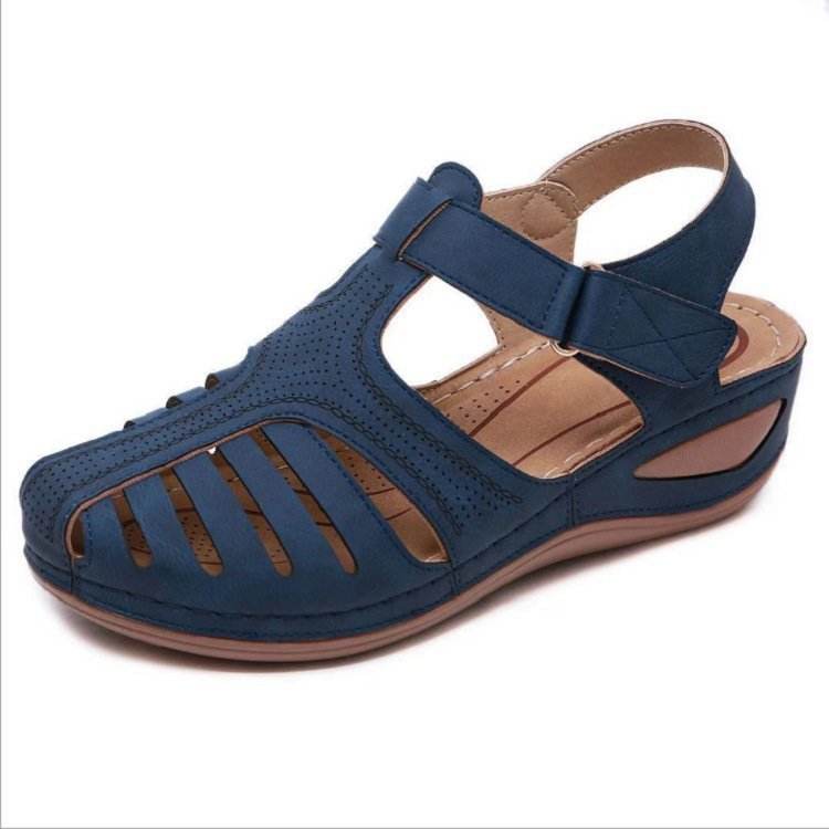 Wedges Sandals Summer Women's Round Toe Roman Shoes - MYLUXURY LANE ENTERPRISE