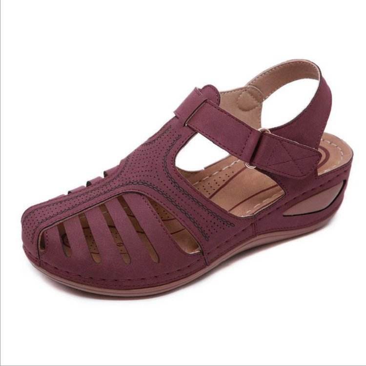 Wedges Sandals Summer Women's Round Toe Roman Shoes - MYLUXURY LANE ENTERPRISE