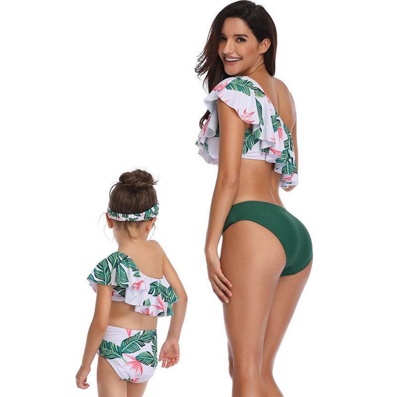 Parent-child Swimsuit Tassel Split Bikini - MYLUXURY LANE ENTERPRISE